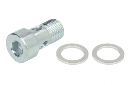 Turbocompresor - Surub cap tubular turbina (x1,5 orificiu) potrivit AUDI A3, A4 B6, A4 B7; SKODA OCTAVIA I; VW BORA, BORA I, GOLF IV, NEW BEETLE 1.8 12.96-12.10