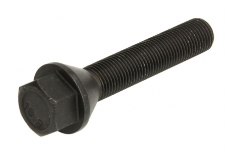Piese Auto - Surub roata (M12x1,25, lungime: 55mm, con, negru)