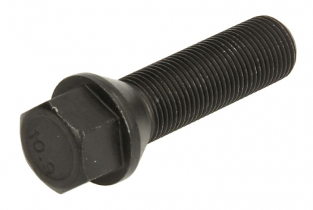 Piese Auto - Surub roata (M14x1,25, lungime: 43mm, con, negru)