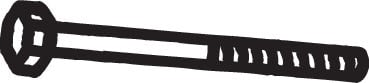 Set montaj esapament - Surub sistem evacuare (M10x35), 1 buc