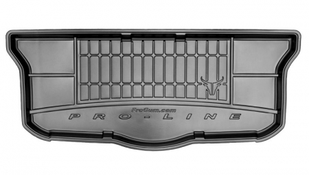 Tavita portbagaj - Tava portbagaj, material: TPE, 1 buc., culoare: negru potrivit CITROEN C1 II; PEUGEOT 108; TOYOTA AYGO LIFTBACK 04.14-