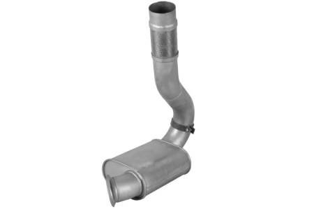 Toba esapament - Teava de esapament lungime:810/890mm potrivit MERCEDES AXOR, AXOR 2 OM457.910-OM457.981 dupa 2002