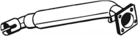 Racord flexibil - Teava esapament Fata potrivit BMW Seria 5 (E60), 5 (E61) 2.0D/2.5D/3.0D 09.02-05.10
