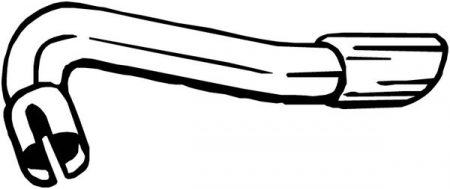 Teava esapament Fata potrivit FORD KUGA I 2.0D/2.5 02.08-11.12 [1]