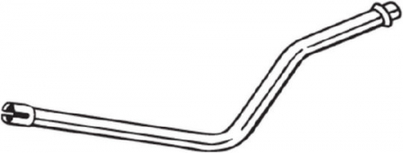 Teava esapament Mijloc potrivit CITROEN C1; PEUGEOT 107; TOYOTA AYGO 1.0 06.05-09.14 Racord flexibil - Teava esapament Mijloc potrivit CITROEN C1; PEUGEOT 107; TOYOTA AYGO 1.0 06.05-09.14