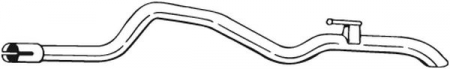 Teava esapament Spate potrivit VW LT 28-35 II, LT 28-46 II 2.5D/2.8D 1996-2006 [1]