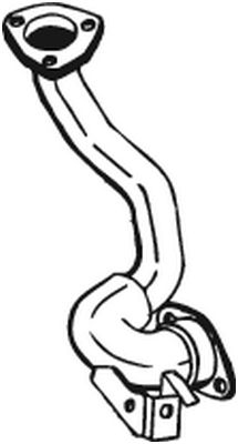 Teava evacuare fata CITROEN AX, SAXO; PEUGEOT 106 I, 106 II 1.5D intre 1994-2004 [1]