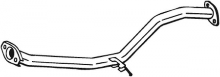 Teava evacuare mijloc (x970mm) TOYOTA AURIS, COROLLA 1.3-2.0D intre 2006-2018 [1]