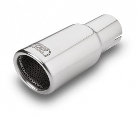 Piese Auto - Teava evacuare sport esapament rotund otel inoxidabil diametru 70mm, lungime element decorativ 120mm diametru  montaj 50mm