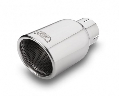 Piese Auto - Teava evacuare sport esapament rotund otel inoxidabil diametru 90mm, lungime element decorativ 120mm, diametru  montaj 60mm