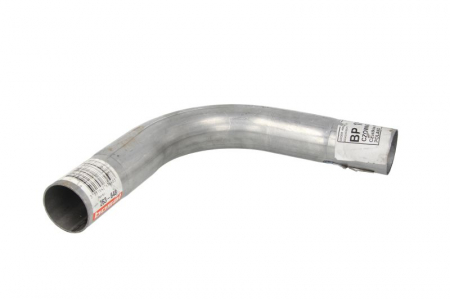 Teava evacuare - Teava otel evacuare 48mm tub aluminiu Grosime of 1.5 mm indoit in unghi drept