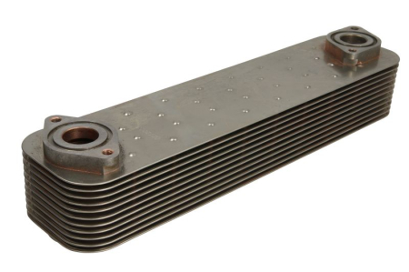 Radiator ulei - Termoflot (100x45x70/410mm, numar de nervuri: 11) potrivit IVECO STRALIS I, STRALIS II, TRAKKER I, TRAKKER II F2BE0681A-F3HFE611D 02.02-