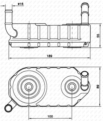 Racire - Termoflot radiator ulei (automatic) AUDI A3; SEAT ALHAMBRA, CORDOBA, CORDOBA VARIO, IBIZA II, LEON, TOLEDO I, TOLEDO II; SKODA OCTAVIA I; VW BORA, CORRADO, GOLF III, GOLF IV, GOLF V 1.0 intre 1988-201