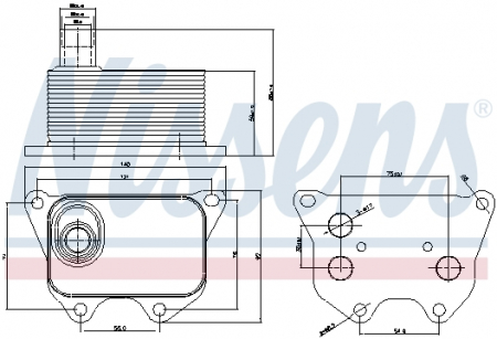 Termoflot radiator ulei (automatic/manual) AUDI A3, A4, A4 ALLROAD, A5, A6, A8, Q3, Q5, TT; SEAT ALHAMBRA, ALTEA, ALTEA XL, EXEO, EXEO ST, LEON, TOLEDO III; SKODA OCTAVIA II, SUPERB II, YETI 1.8-2.0H 
