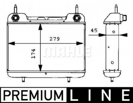 Piese Auto - Termoflot radiator ulei MERCEDES CABRIOLET (A124), COUPE (C124), E T-MODEL (S124), E (W124), KOMBI T-MODEL (S124), SEDAN (W124) 3.0/3.0D intre 1986-1996