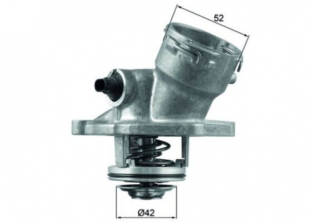 Termostat - Termostat lichid racire (100°C, in carcasa) potrivit MERCEDES C (CL203), C T-MODEL (S203), C T-MODEL (S204), C (W203), C (W204), CLC (CL203), CLK (A209), CLK (C209) 2.5-4.1D 01.82-12.15