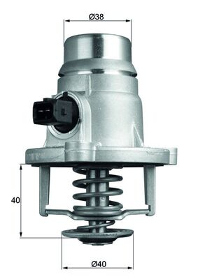 Termostat lichid racire (101°C) potrivit BMW 2 (F22, F87), 3 (F30, F80), 3 (G20, G80, G28), 3 (G21, G81), 4 (F32, F82), 4 (F33, F83), 4 (G22, G82), 5 (E60), 5 (E61), 5 (F10) 3.0-6.75 07.01- [2]