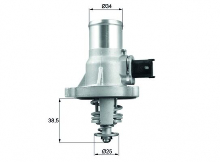 Termostat - Termostat lichid racire (105°C, in carcasa) potrivit ALFA ROMEO 159; CHEVROLET AVEO, AVEO / KALOS, CRUZE, ORLANDO, TRAX; FIAT CROMA; OPEL ASTRA H CLASSIC, ASTRA J, ASTRA J GTC 1.4-1.8LPG 06.05-