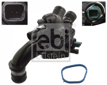 Termostat lichid racire (105°C, in carcasa) potrivit CITROEN C3 PICASSO, C4, C4 GRAND PICASSO I, C4 I, C4 II, C4 PICASSO I, C4 PICASSO II, C4 SPACETOURER, C5 AIRCROSS, C5 III 1.4-1.6LPG 02.06- [1]