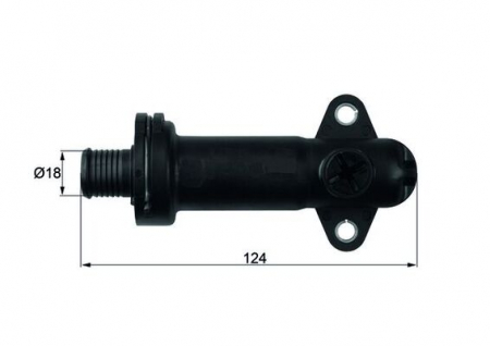 Termostat lichid racire (70°C, in carcasa) potrivit BMW 1 (E81), 1 (E82), 1 (E87), 1 (E88), 3 (E46), 3 (E90), 3 (E91), 3 (E92), 3 (E93), 5 (E39), 5 (E60), 5 (E61) 2.0D/2.5D/3.0D 04.98-12.13 [2]
