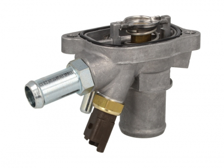 Termostat lichid racire (80°C, in carcasa) potrivit ABARTH GRANDE PUNTO; ALFA ROMEO MITO; FIAT BRAVO II, DOBLO, DOBLO CARGO, GRANDE PUNTO, LINEA; LANCIA DELTA III 1.4/1.4CNG/1.4LPG 05.07- [1]