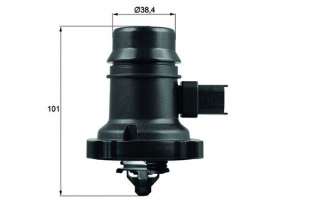 Termostat - Termostat lichid racire (80°C, in carcasa) potrivit CHEVROLET VOLT; OPEL AMPERA 1.4H 11.11-
