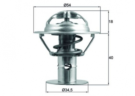 Termostat - Termostat lichid racire (86°C) potrivit FORD COUGAR, MAVERICK, MONDEO I, MONDEO II, MONDEO III; FORD USA TAURUS; JAGUAR S-TYPE II, XF I, XJ, X-TYPE I; MAZDA CX-9, MPV II, TRIBUTE 2.0-4.0 07.94-