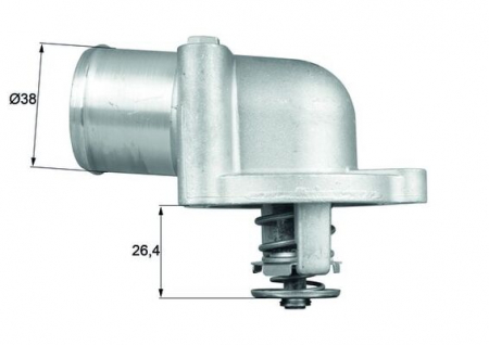 Termostat - Termostat lichid racire (87°C) potrivit ALFA ROMEO 155, 156, 166, GT, SPIDER; LANCIA KAPPA, THESIS 2.0-3.2 03.92-09.10