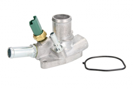 Termostat - Termostat lichid racire  (88°C, cu carcasa) ALFA ROMEO MITO; FIAT 500, 500 C, 500L, BRAVO II, DOBLO, DOBLO CARGO, FIORINO, GRANDE PUNTO, IDEA, LINEA, PANDA, PUNTO, PUNTO EVO, QUBO 0.9-1.6 dupa 2004