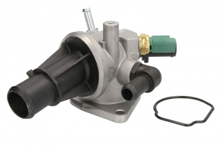 Piese Auto - Termostat lichid racire  (88°C, cu carcasa) FIAT DOBLO CARGO, PUNTO; OPEL AGILA, COMBO, COMBO TOUR, CORSA C, MERIVA A, TIGRA; SUZUKI IGNIS II, SPLASH, SWIFT III, WAGON R+ 1.3D dupa 2003