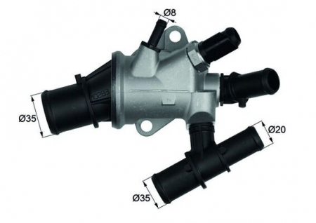 Termostat lichid racire (88°C, in carcasa) potrivit FIAT MULTIPLA 1.9D 09.00-06.10 [0]