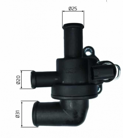 Piese Auto - Termostat lichid racire (91°C, in carcasa) potrivit SMART CABRIO, CITY-COUPE, FORTWO 0.8D 11.99-