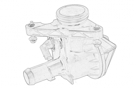 Termostat - Termostat lichid racire (in carcasa) potrivit FORD TRANSIT V363 2.0D/2.0DH 03.16-