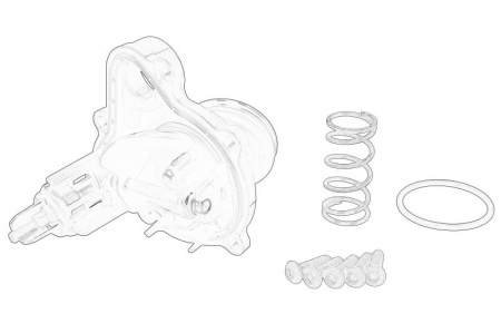 Termostat lichid racire potrivit AUDI A4 B9, A5, A6 ALLROAD C7, A6 C7, A7, Q5, Q7; VW AMAROK, TOUAREG 3.0D 05.14- [1]