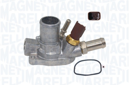 Termostat - Termostat sistem racire potrivit ABARTH 500 / 595 / 695, GRANDE PUNTO, PUNTO, PUNTO EVO; ALFA ROMEO MITO; FIAT BRAVO II, DOBLO, DOBLO CARGO 1.4/1.4CNG/1.4LPG dupa 2007 (80°C, in carcasa, cu senzor)