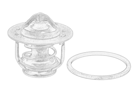 Termostat - Termostat sistem racire potrivit ISUZU (82°C, cu garnitura)