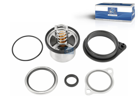 Termostat - Termostat sistem racire potrivit VOLVO A, B12, FH12, FL12 D12A340-D12D460 dupa 1992 (82°C, cu garnitura, set)