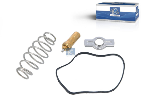 Termostat - Termostat sistem racire EURO 6 potrivit IVECO STRALIS II, S-WAY, TRAKKER II, T-WAY, X-WAY; ASTRA HD 9 F3BE0681A-F3HGE611Z dupa 2011 (84°C, cu garnitura, Kit reparare)