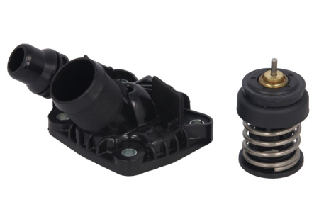 Termostat - Termostat sistem racire potrivit BMW 1 (F40), 2 (F45), 2 GRAN COUPE (F44), 2 GRAN TOURER (F46), 2 GRAN TOURER VAN (F46), X1 (F48), X2 (F39); MINI (F55) 1.5D/2.0D dupa 2013 (85°C, in carcasa)