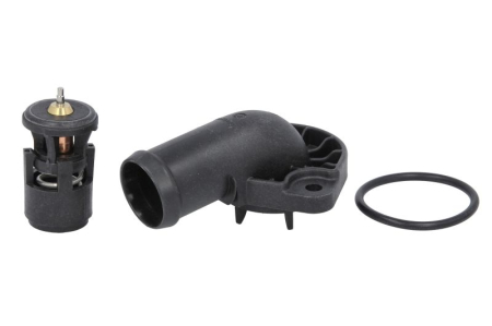 Termostat - Termostat sistem racire potrivit AUDI A2; SEAT IBIZA III, LEON, TOLEDO II; SKODA FABIA I, FABIA II, FELICIA I, FELICIA II, OCTAVIA I, OCTAVIA II 1.2-1.6 1994-2014 (87°C, in carcasa)