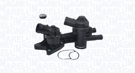 Termostat - Termostat sistem racire potrivit AUDI A3; SKODA OCTAVIA II; VW EOS, GOLF PLUS V, GOLF V, JETTA III, PASSAT B6, POLO IV, TOURAN 1.2/1.4/1.6 2001-2010 (87°C, in carcasa)