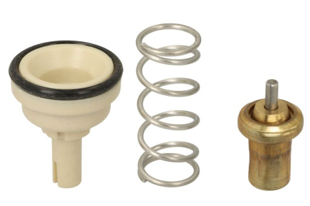 Termostat - Termostat sistem racire potrivit SEAT CORDOBA, IBIZA III, IBIZA IV, IBIZA IV SC, IBIZA IV ST, TOLEDO IV; SKODA FABIA I, FABIA I PRAKTIK, FABIA II, RAPID 1.2/1.2LPG/1.4 2001-2018 (87°C)