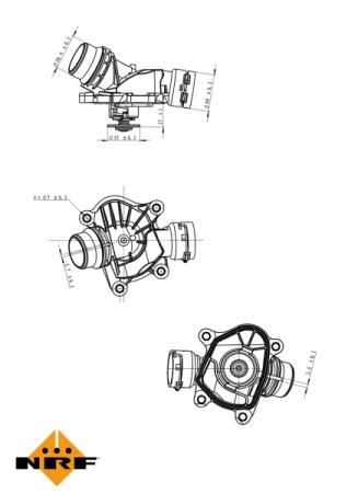 Termostat sistem racire (88°C, in carcasa) potrivit BMW Seria 1 (E87), 1 (E88), 3 (E46), 3 (E90), 3 (E91), 3 (E92), 3 (E93), 5 (E60), 5 (E61), 6 (E63), 6 (E64), 7 (E65, E66, E67) 2.0-3.0D 09.01-12.13 [4]