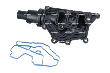 Termostat - Termostat sistem racire potrivit RENAULT CLIO III, FLUENCE, GRAND SCENIC II, GRAND SCENIC III, LAGUNA II, LAGUNA III, MEGANE, MEGANE II, MEGANE III, MODUS 1.2LPG-1.6LPG dupa 2002 (89°C, in carcasa)