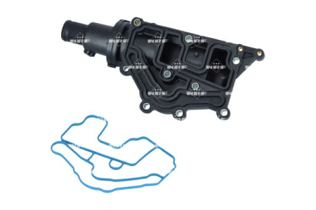 Termostat - Termostat sistem racire potrivit RENAULT CLIO III, GRAND SCENIC II, LAGUNA II, MEGANE II, MEGANE III, MEGANE II/KOMBI, MODUS, SCENIC II, SCENIC III 1.4/1.6/1.6LPG dupa 2002 (89°C, in carcasa)