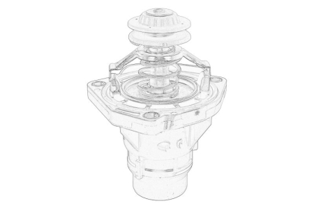Racire motor - Termostat sistem racire potrivit BMW 5 (G30, F90), 7 (G11, G12), 8 (G15, F92), X5 (G05, F95), X7 (G07) 4.0/4.4 dupa 2015