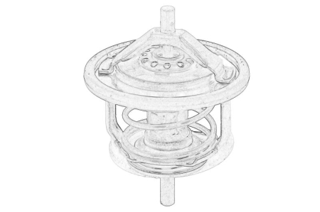 Racire motor - Termostat sistem racire potrivit ISUZU