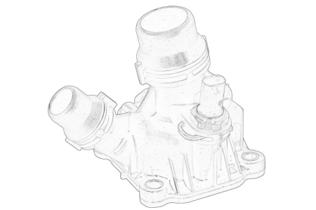 Racire motor - Termostat sistem racire potrivit VOLVO S60 III, S90 II, V60 II, V90 II, XC40, XC60 II, XC90 II 2.0H dupa 2019