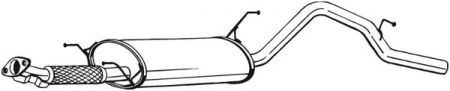 Toba esapament DAIHATSU TERIOS 1.3 intre 1997-2000 [1]