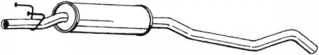 Toba esapament fata OPEL CORSA B 1.0 intre 1996-2000 [1]